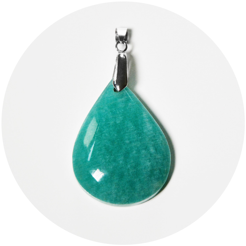 Propriétés de l'Amazonite Turquoise vif | MissTerre